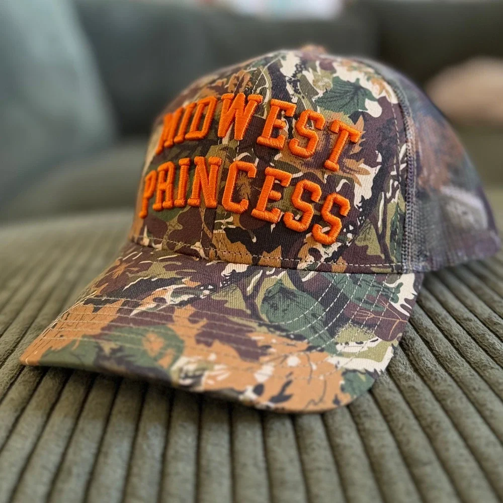 Chappell Roan Camo Hat Camouflage AUTHENTIC Midwest Princess 2025 OFFICIAL Tour